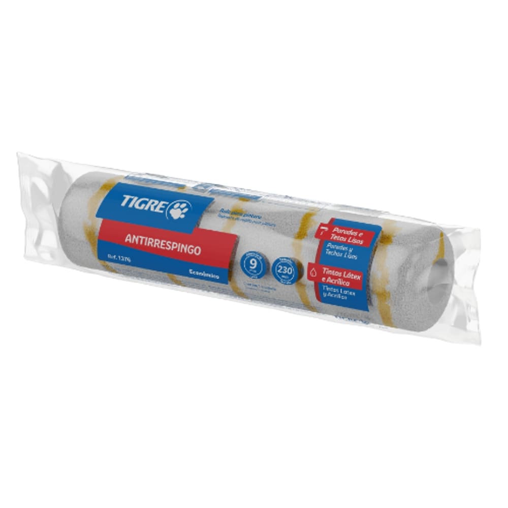 Rolo La Sintetica 23Cm Antirespingo Tigre