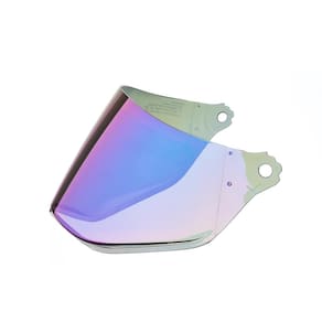 Viseira Capacete Texx Azul Iridium Mod. Mx Double Vision [F016]