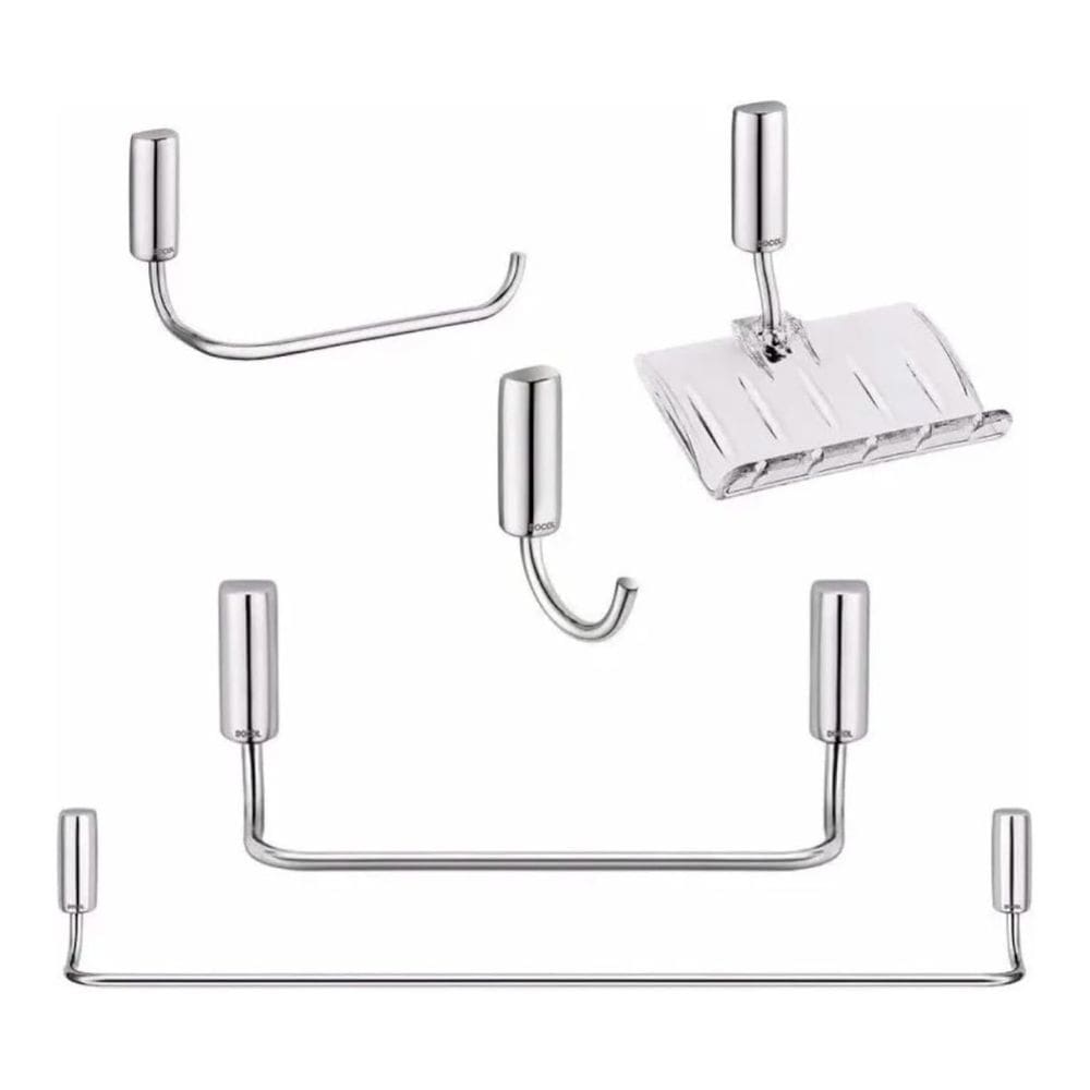 Kit Acessórios para Banheiro 5 Peças Cromado Docol Idea