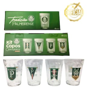 Kit 8Un Copo Americano Vidro 190Ml Tradicional Bar Cerveja