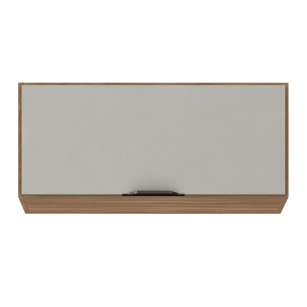 Armário de Cozinha Aéreo 01 Porta 70cm Firenze Amêndola Nude Prime TX Demóbile