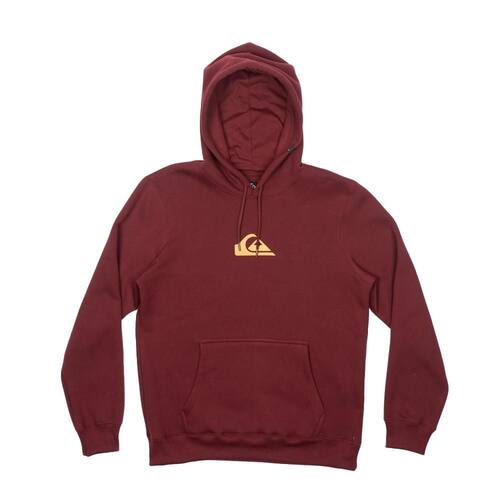 Moletom Quiksilver Canguru Metal Comp Comp Logo WT24 Vinho Vermelho P