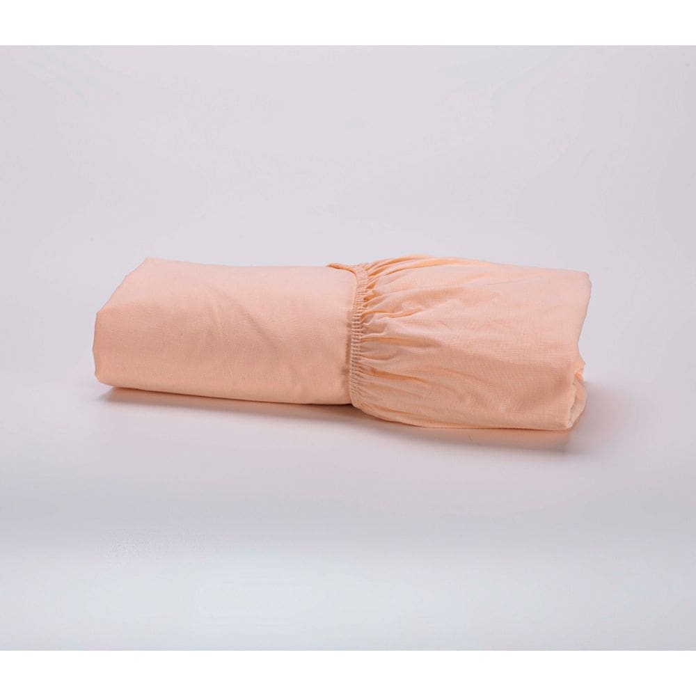 Lençol Cama Viúva Avulso(1,88mx1,20mx22cm alt) Com Elástico 100% Algodão 200 Fios Salmon
