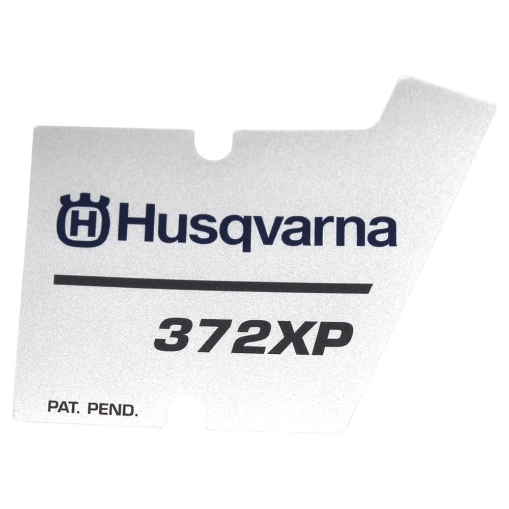 Adesivo Decalque Tampa Partida Motosserra Husqvarna 372xp