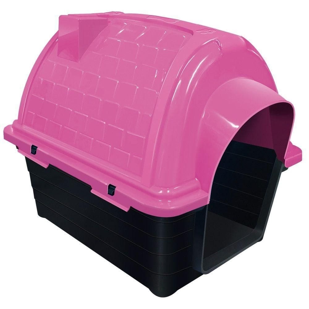 Casinha Pet Raças Pequenas Médias N3 Iglu Cachorro Rosa