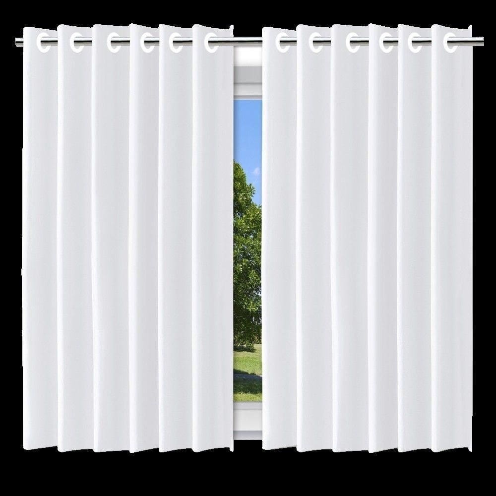 Cortina Blackout Branco C- Ilhos - 280x220cm