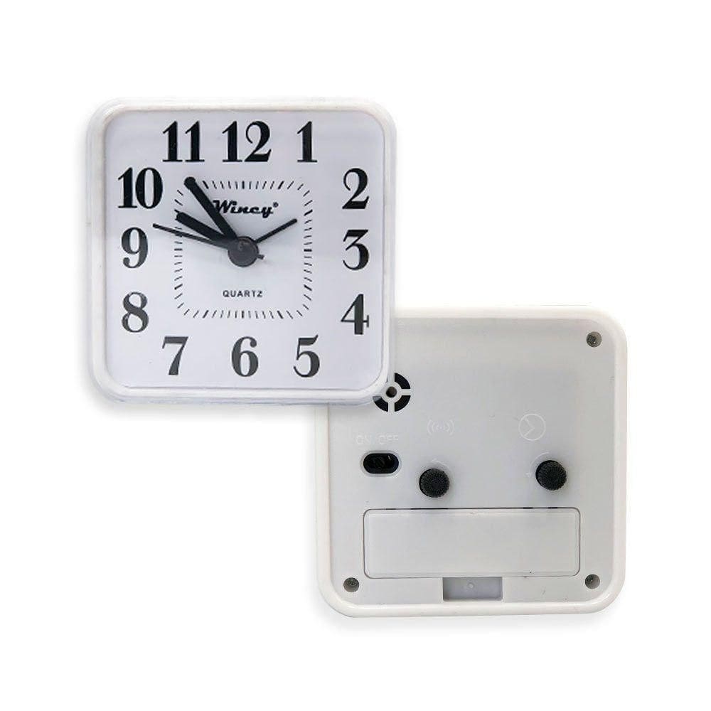 Relógio De Mesa De Ponteiro à Pilha - Branco