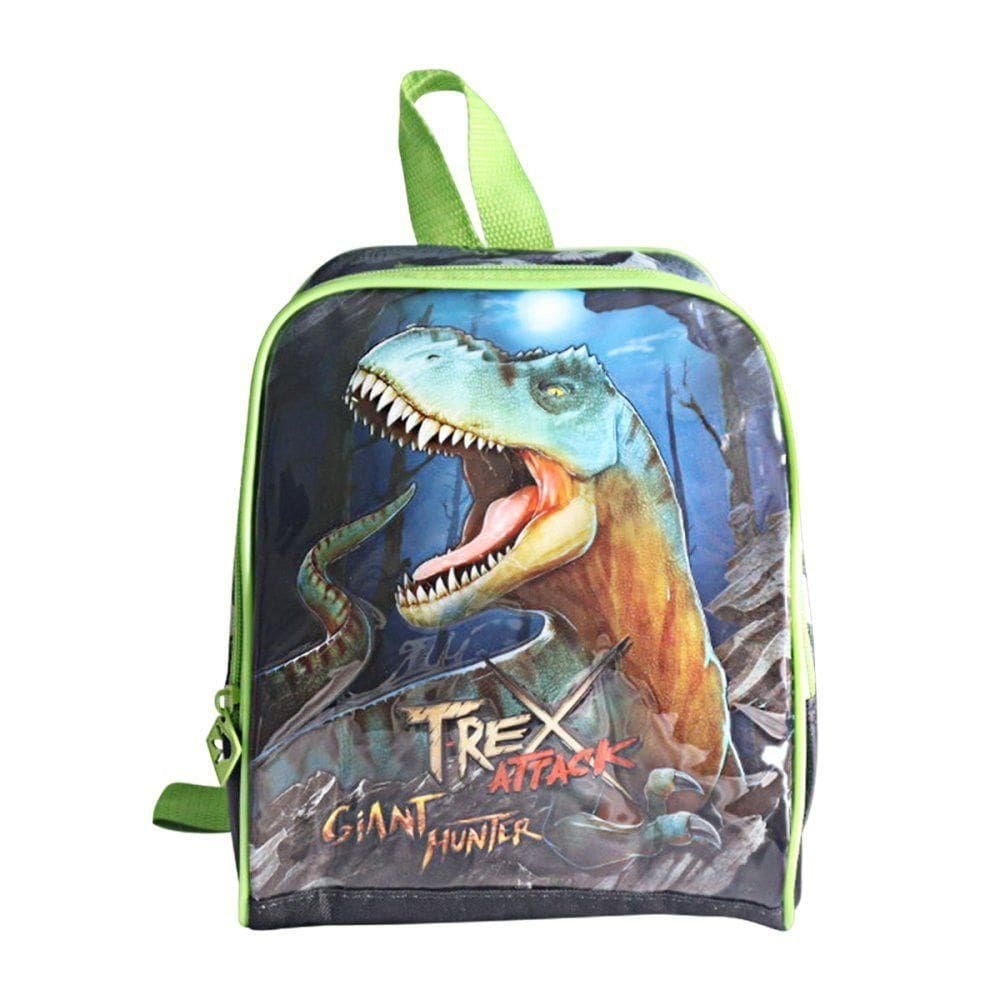 Lancheira Escolar Infantil Dinossauro T-rex