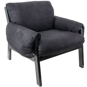 Poltrona Decorativa para Sala de Estar Soft Preto