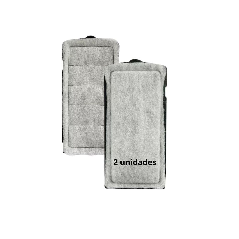 Refil de Lã+Carvão Para Filtro Externo Jeneca XP07 c/ 2 und.