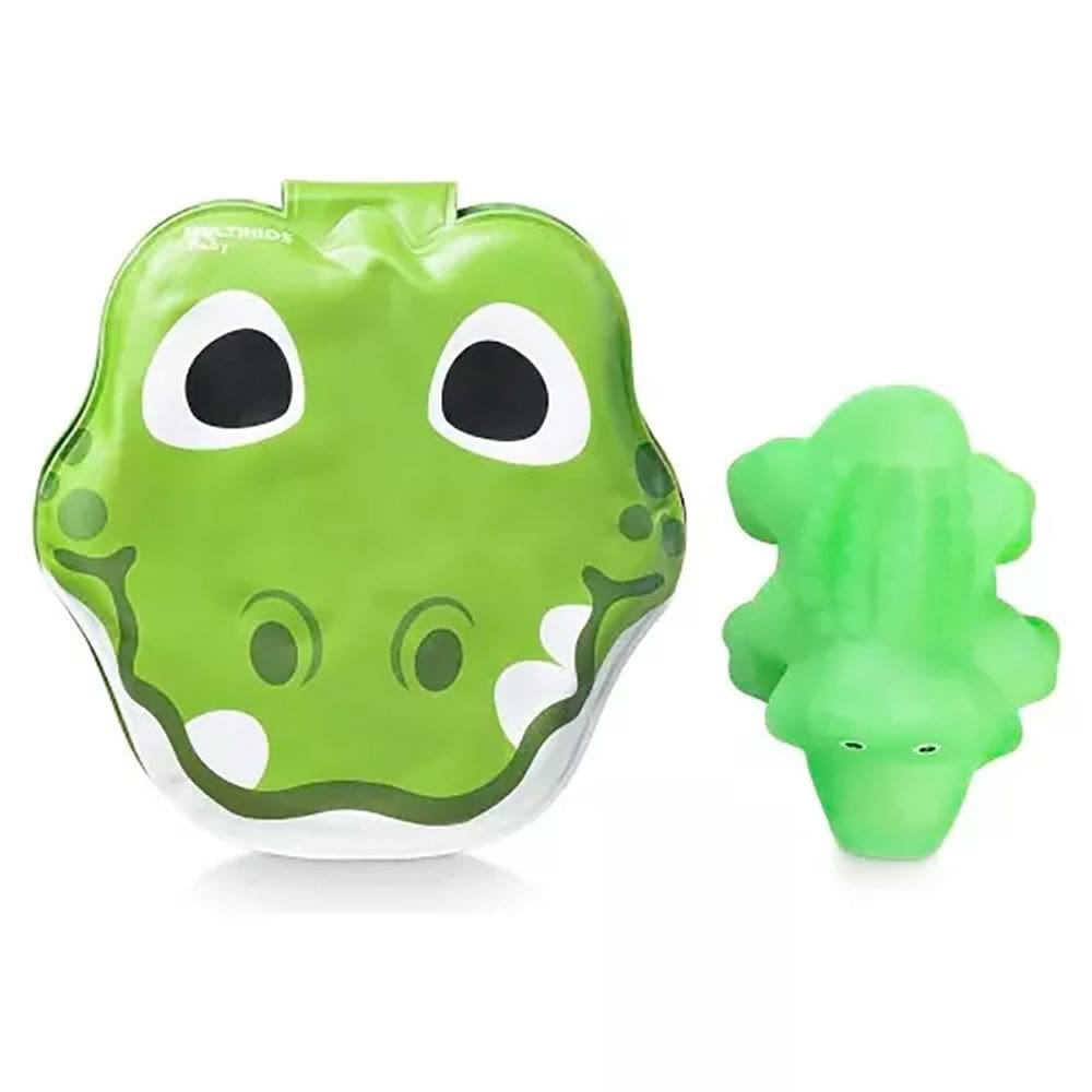 Kit Livro de Banho e Brinquedo CROC O Crocodilho Brincalhão BB1065 - Multikids