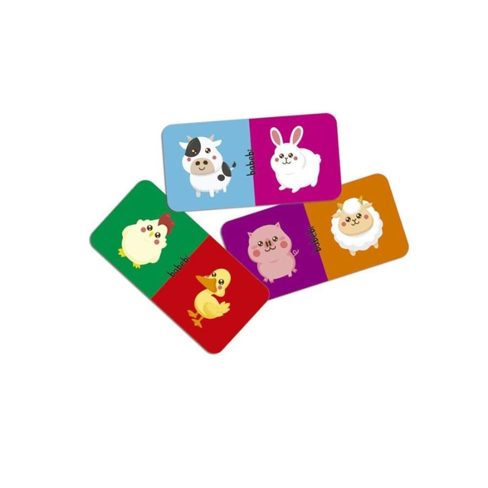 Super Dominó Animais da Fazenda - Babebi