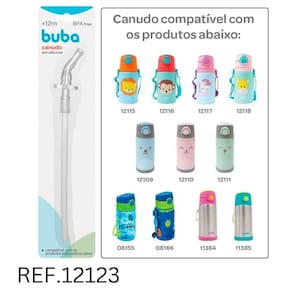 Refil Canudo Em Silicone Bebe Conserta Repara Garrafas Copos