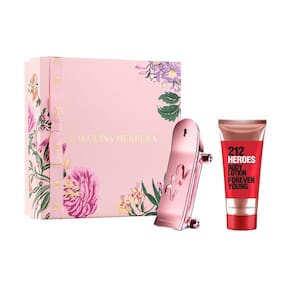 Kit Carolina Herrera 212 Heroes For Her - Eau De Parfum 80ml + Body Lotion 100ml