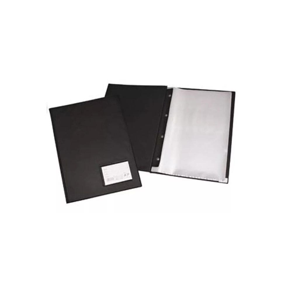 Kit com 10 pasta catalogo com 20 envelopes plásticos acp
