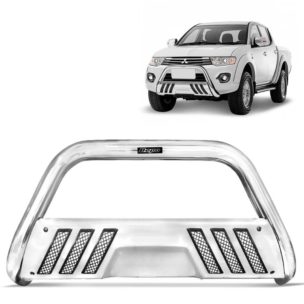 Parachoque Impulsão L200 Triton Geração 5 Cromado Com Grade
