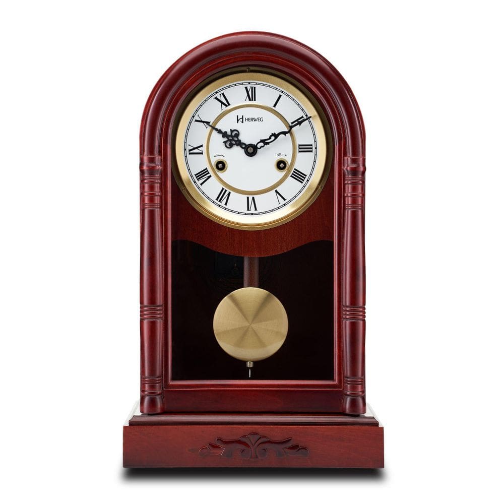 Relógio carrilhão de mesa mogno 530015 herweg