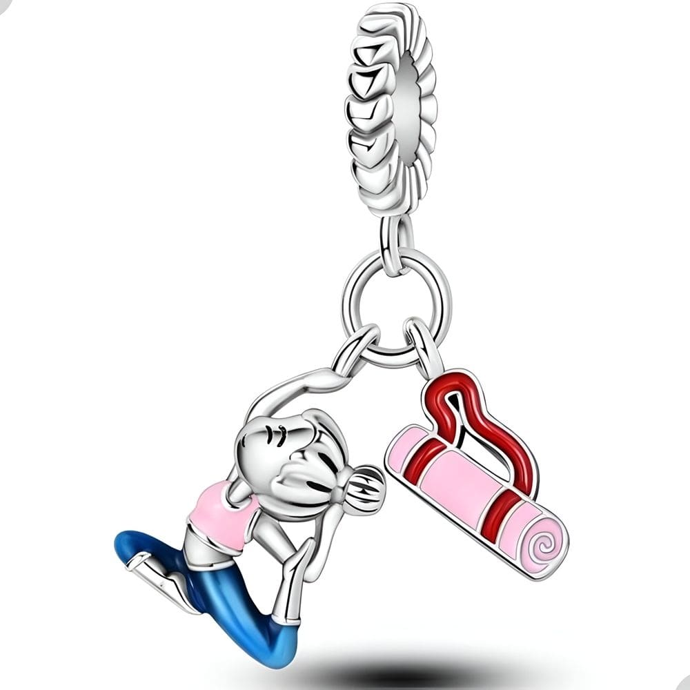 Berloque Pingente Yoga Prata 925