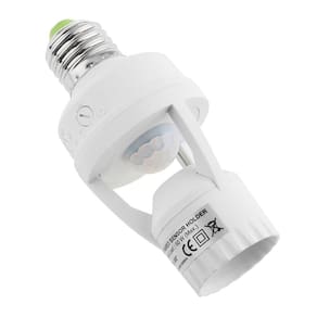 Sensor De Presença Lâmpada Com Fotocélula 360 Soquete E27