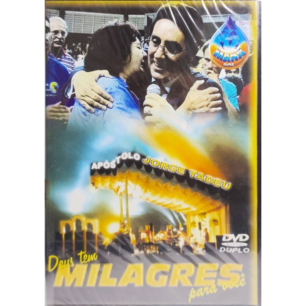 Dvd Apostolo Jorge Tadeu - Deus Tem Um Milagre Para Você Dup