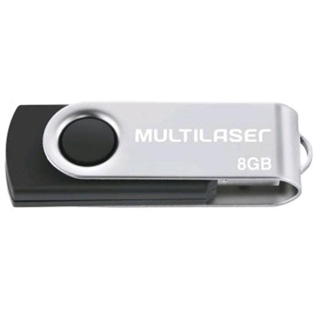 Pen Drive Pctop Twist 8Gb Preto - Pdt8Gb