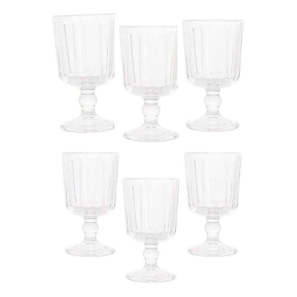 Jogo Com 6 Taças De Vidro Para Licor 50Ml
