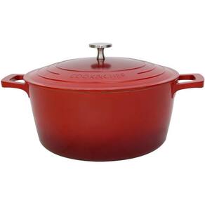 Caçarola De Indução Antiaderente 20Cm Cook&Chef - Vermelho