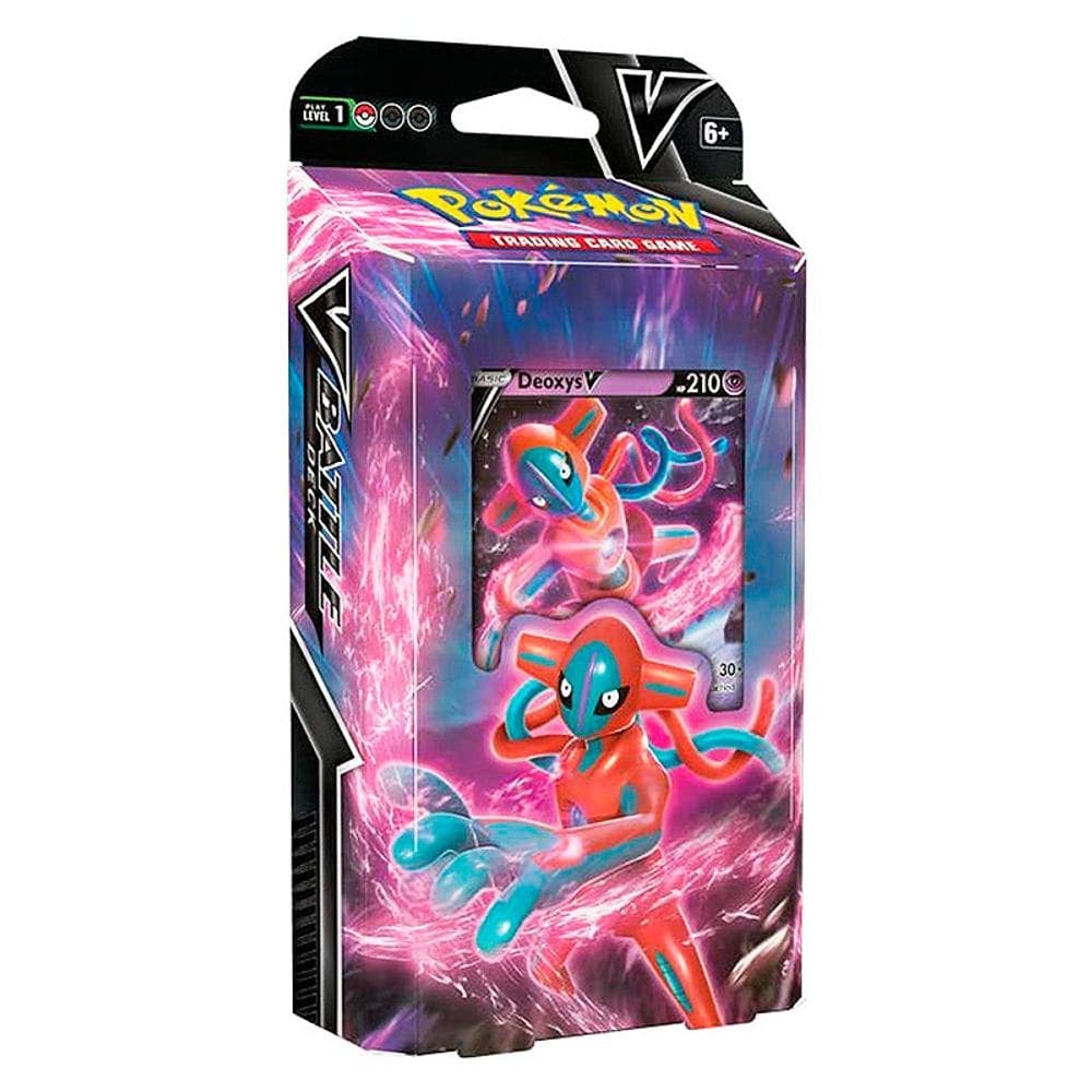 Pokémon Baralho de Batalha V com 60 Cartas Deoxys - 31901 290-41051 - Copag
