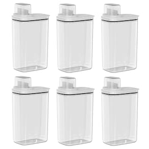 6x Dispenser Produtos de Limpeza 2,3 Litros OU Flow Branco