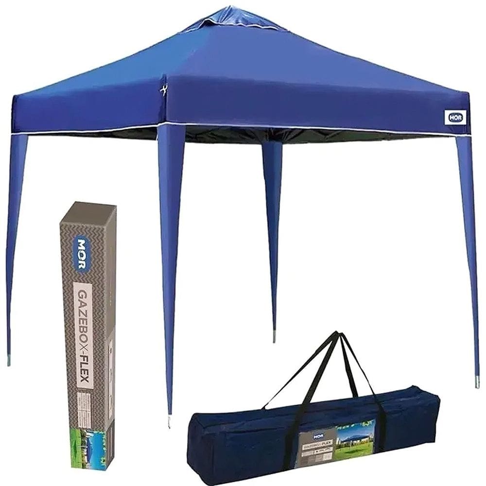 Gazebo X-Flex Oxford Azul 3x3m comSilvercoating 03531 - Mor