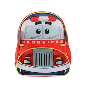 Mochila Escolar Infantil Com Alça De Bombeiro Ou Polícia Modelo:bombeiro