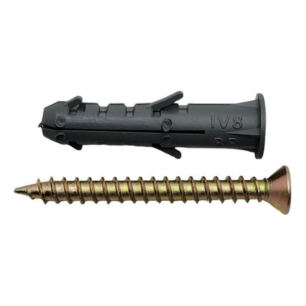 100 Parafusos Phillips 5X50 C/Bucha 8 Anel 8Mm