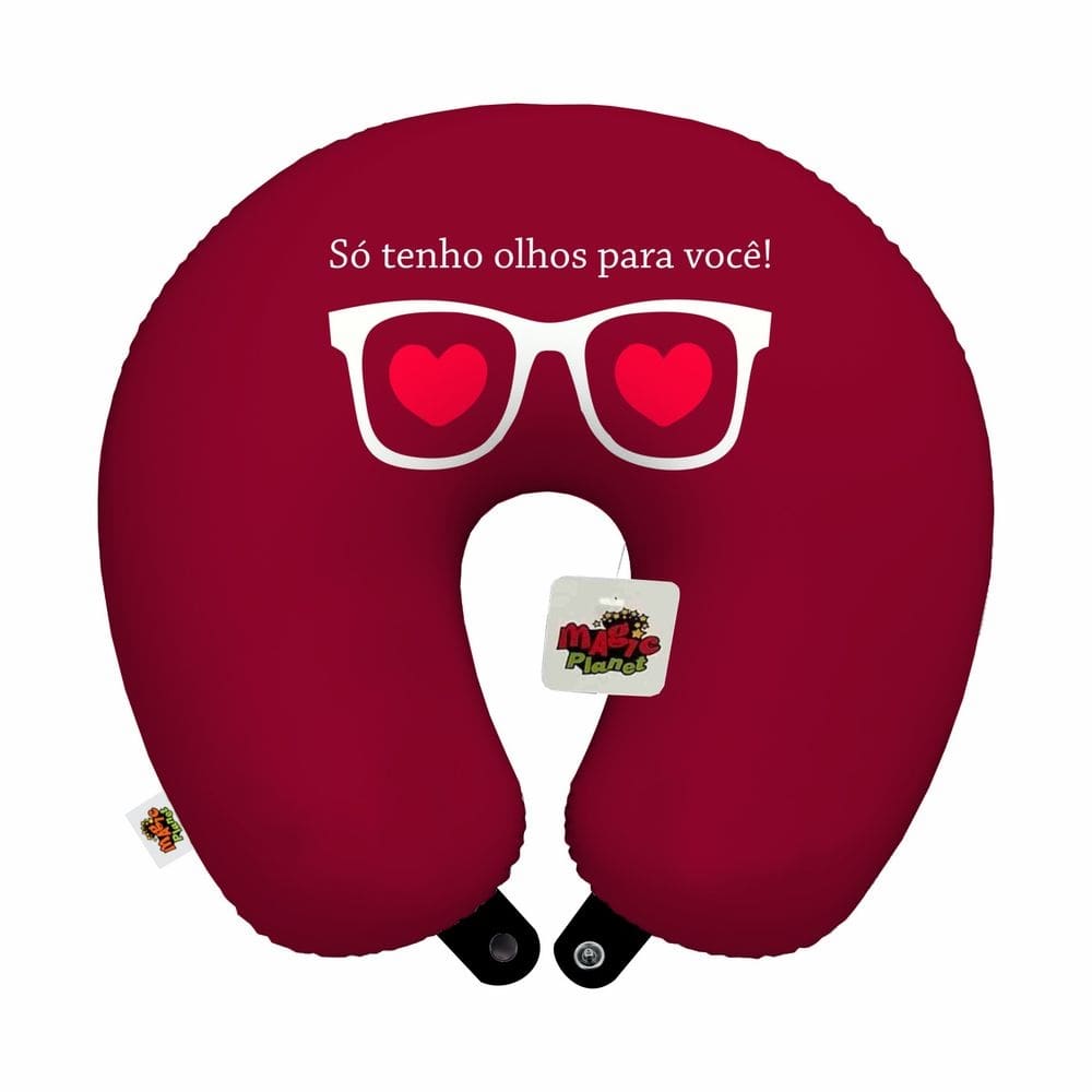 Almofada de pescoço viagem só tenho olhos pra você namorados lembrança