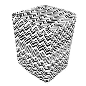 Capa Máquina De Lavar Forrada Zigzag Tamanho:m