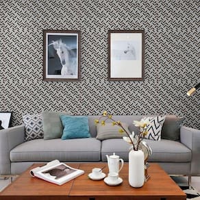 Papel De Parede Adesivo Pvc Estampado - Transforme Sua Casa Estampa:zig Zag