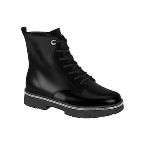 Bota Feminina Vizzano Coturno Com Strass Tratorada