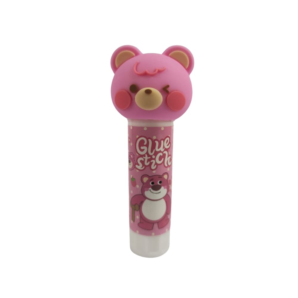 Cola Bastão Escolar Branca 8g Ursinho Lotso Rosa Toy Story | Kwaii | Infantil | Decorada