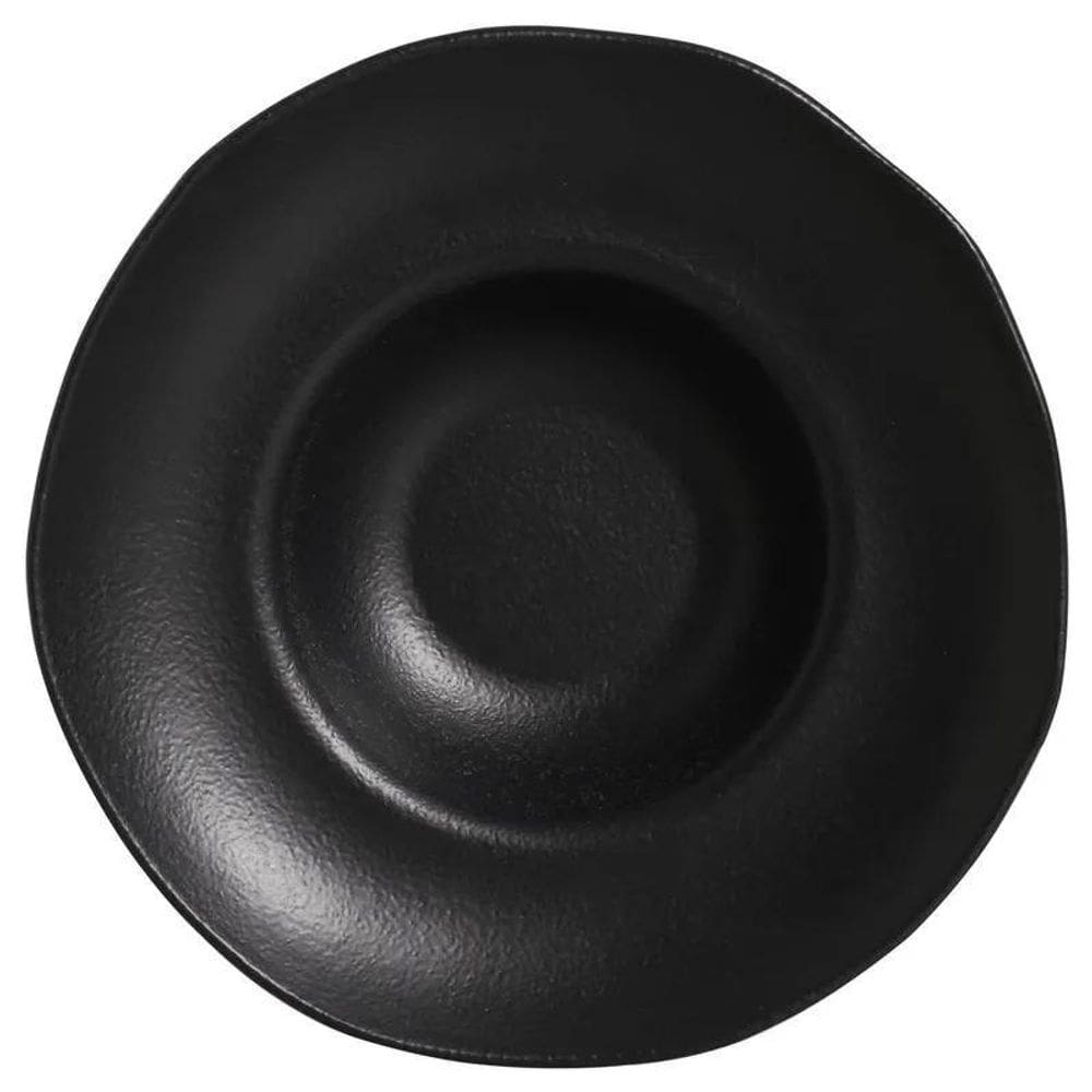 Conjunto Com 4 Pratos De Massa Orgânico Preto Matte 450Ml