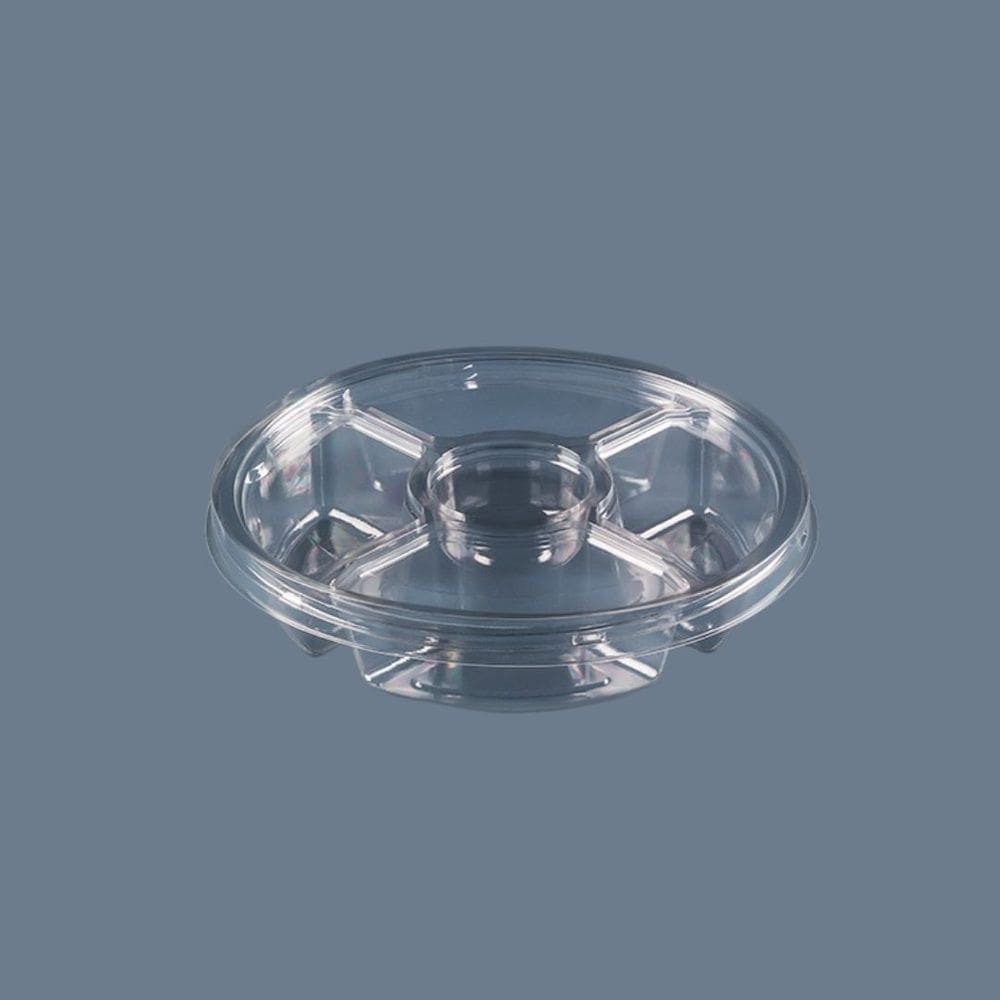 G-540 Bandeja  C/ 4 Divisoria Cristal  C/ 100 Un. - Galvanotek