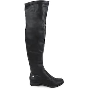 Bota Feminina Over The Knee Salto Baixo Cano Longo Dakota G9682
