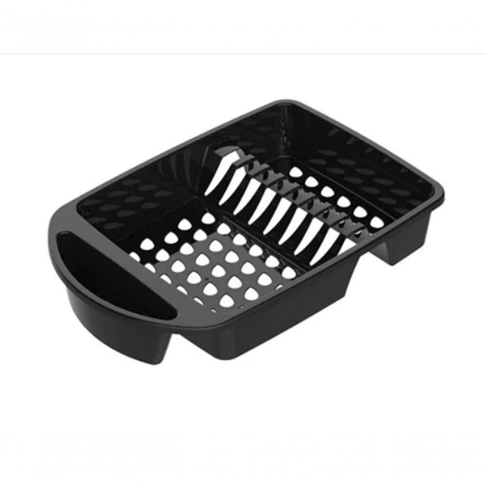 Escorredor De Louças Prato Copo Talher 3 Cores Disponíveis Cor:preto