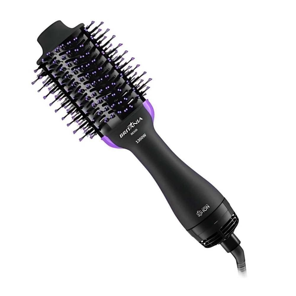 Escova Secadora Britânia 4 Em 1 1300W Bes35 Preto - Bivolt