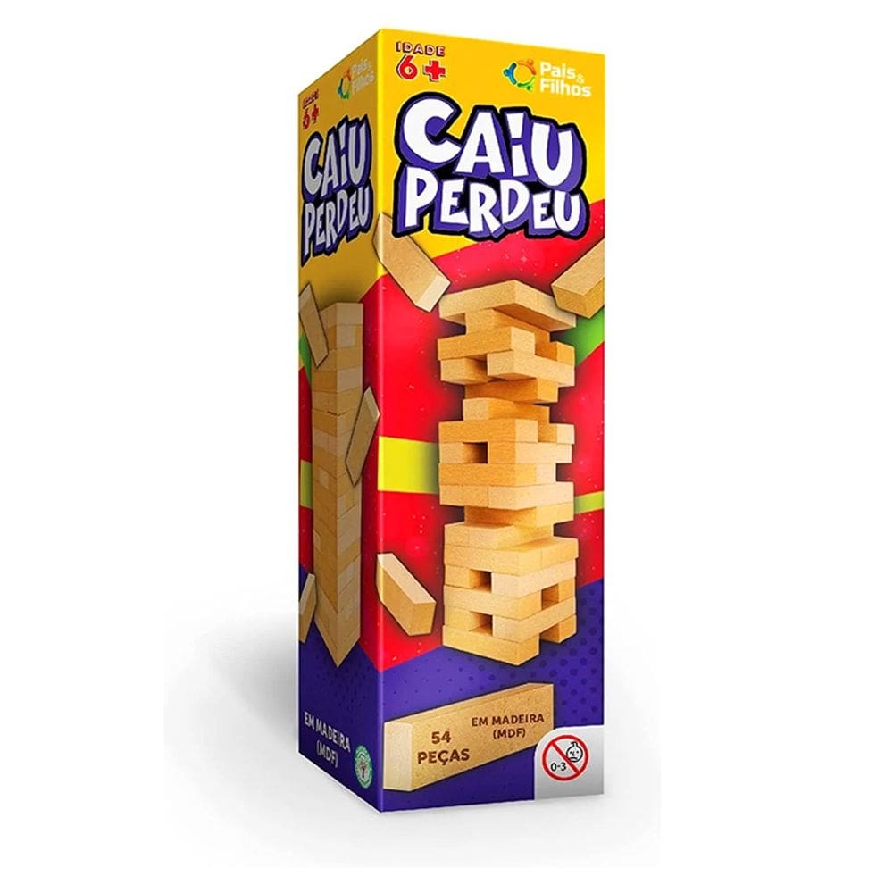Caiu Perdeu 54pçs 74601 - Pais & Filhos