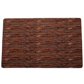 Tapete de Cozinha Retangular Base Antiderrapante Vizapi Flock 60x90cm Castor