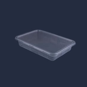 G-300 Pote Retangular 1600 Ml. C/ 100 Un. - Galvanotek
