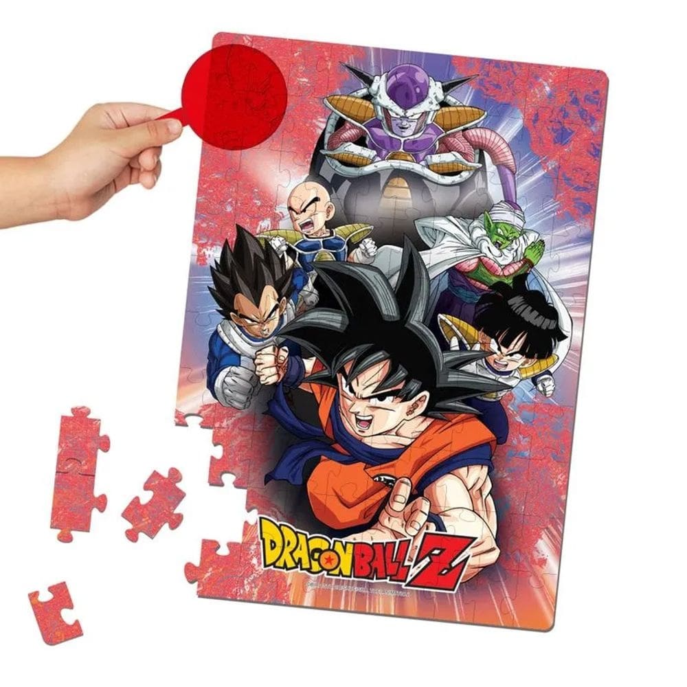 Quebra-Cabeça Dragon Ball Z com Lente Mágica 100pçs 1262 - Elka