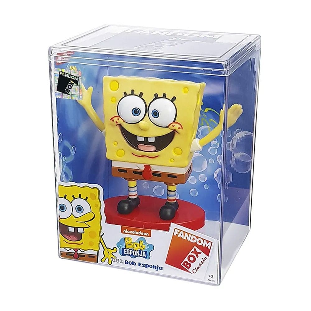 Boneco Bob Esponja Fandom Box 3303 - Lider