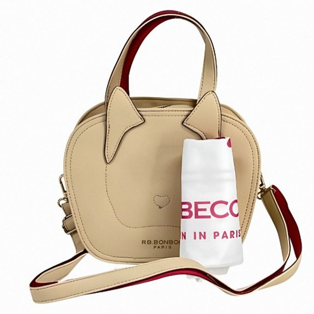Bolsa tranversal cor areia