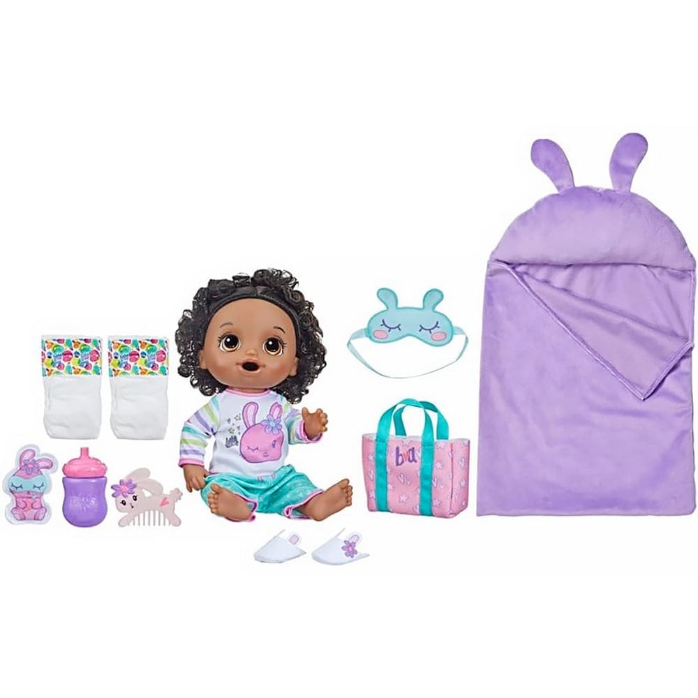 Boneca Baby Alive Bunny Sleepover Blkh Coelhinha Negra F5678 - Hasbro