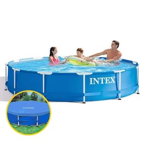 Piscina Intex 6.503 Litros Estrutural Armação com Capa Ferro